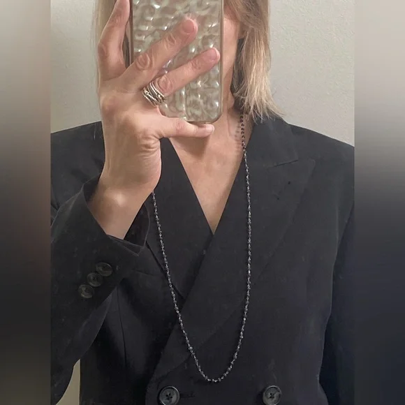 Sapphire & silver necklace - Picture 6 of 12